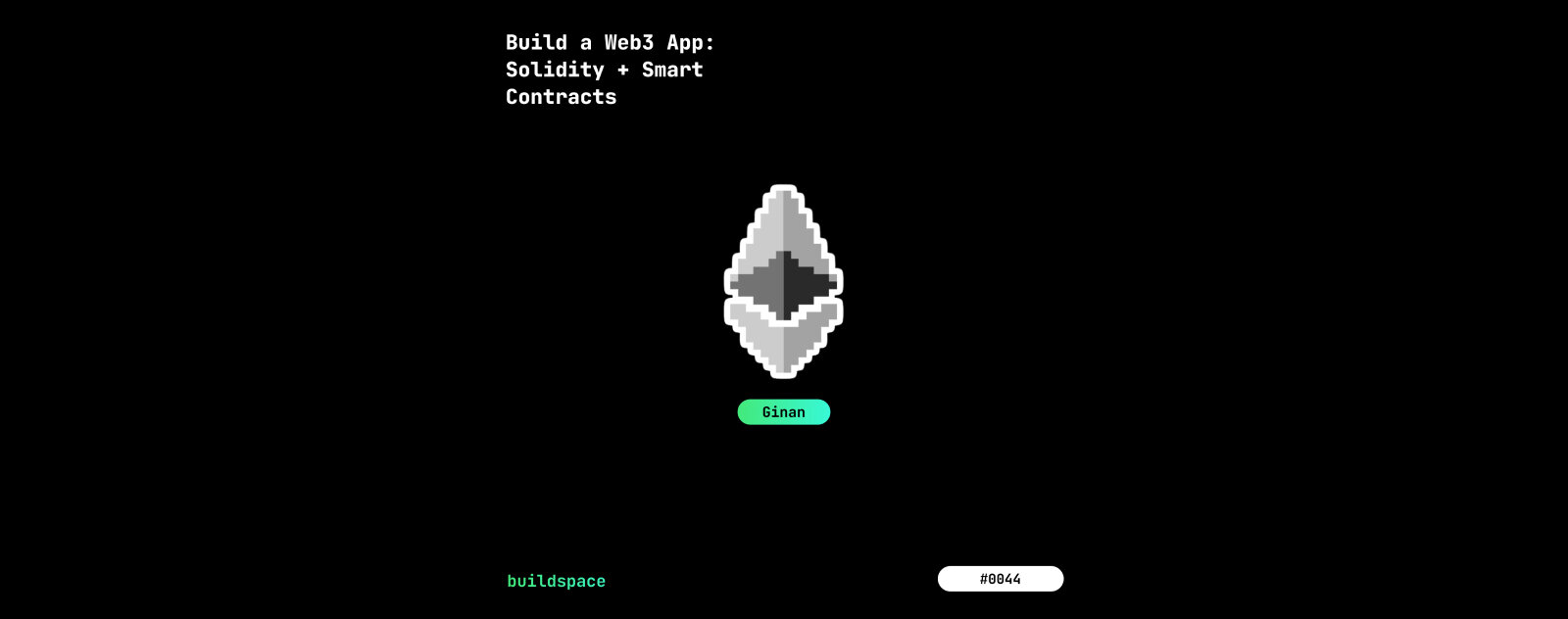 Apprendre Solidity avec Buildspace