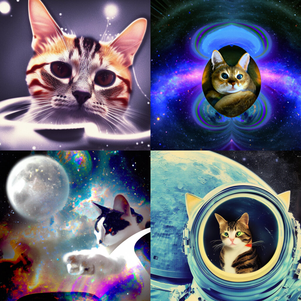 JasperArt avec le prompt chat dans l'espace