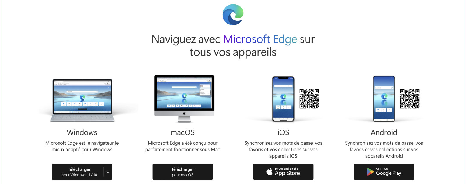 Télécharger le navigateur Microsoft Edge