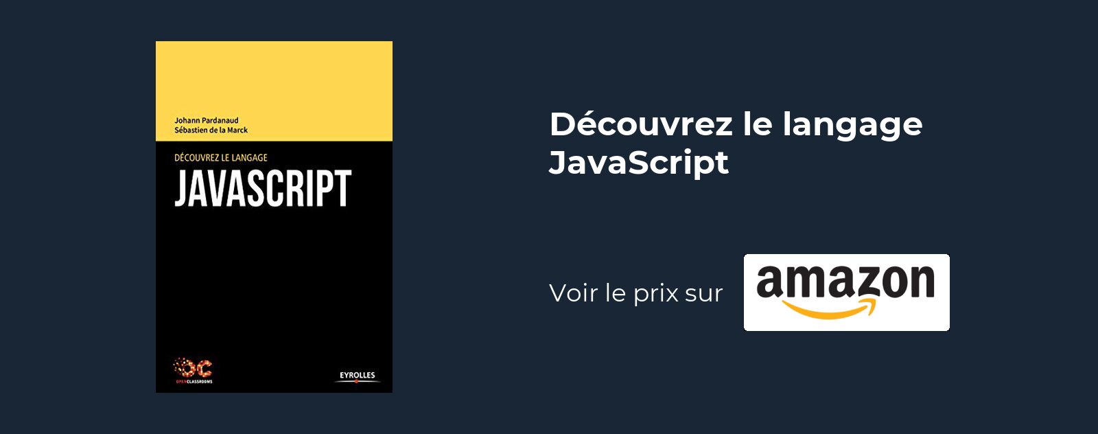 Découvrez le langage JavaScript