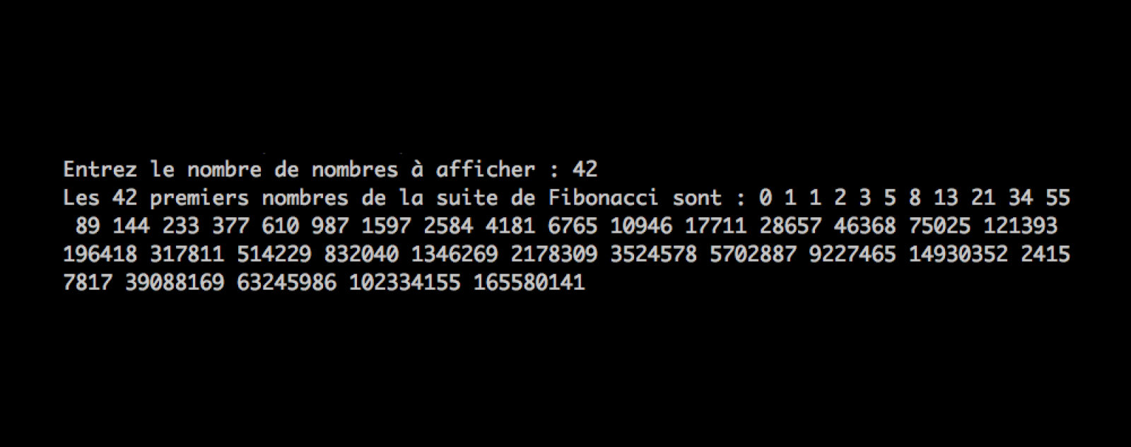 Suite Fibonacci Python
