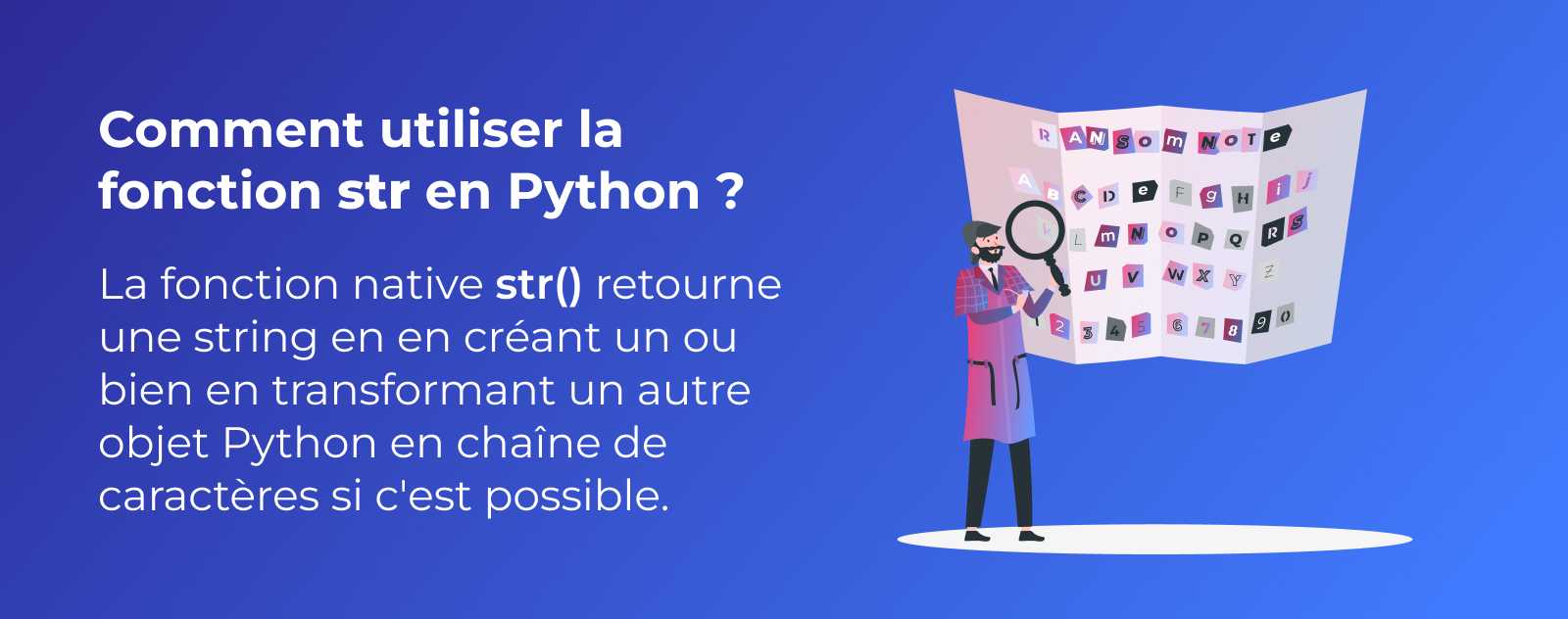 La fonction str en Python