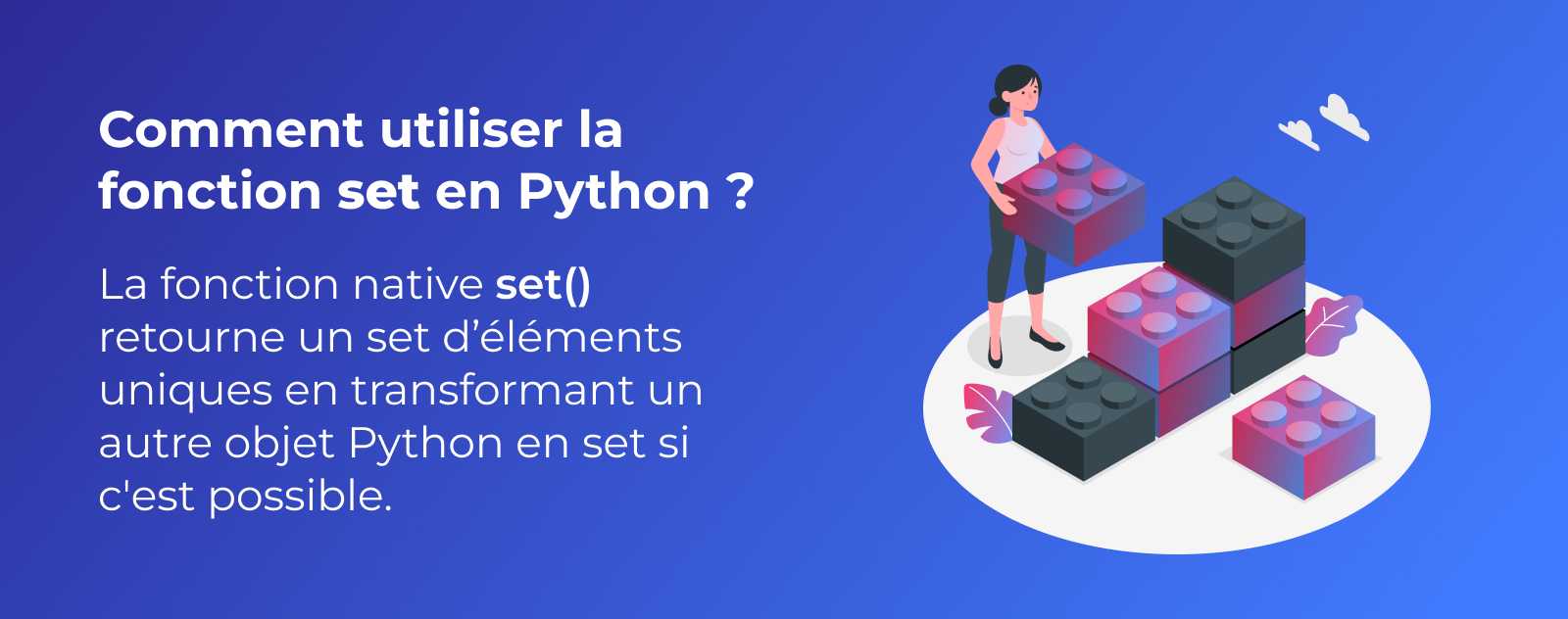 La fonction set en Python