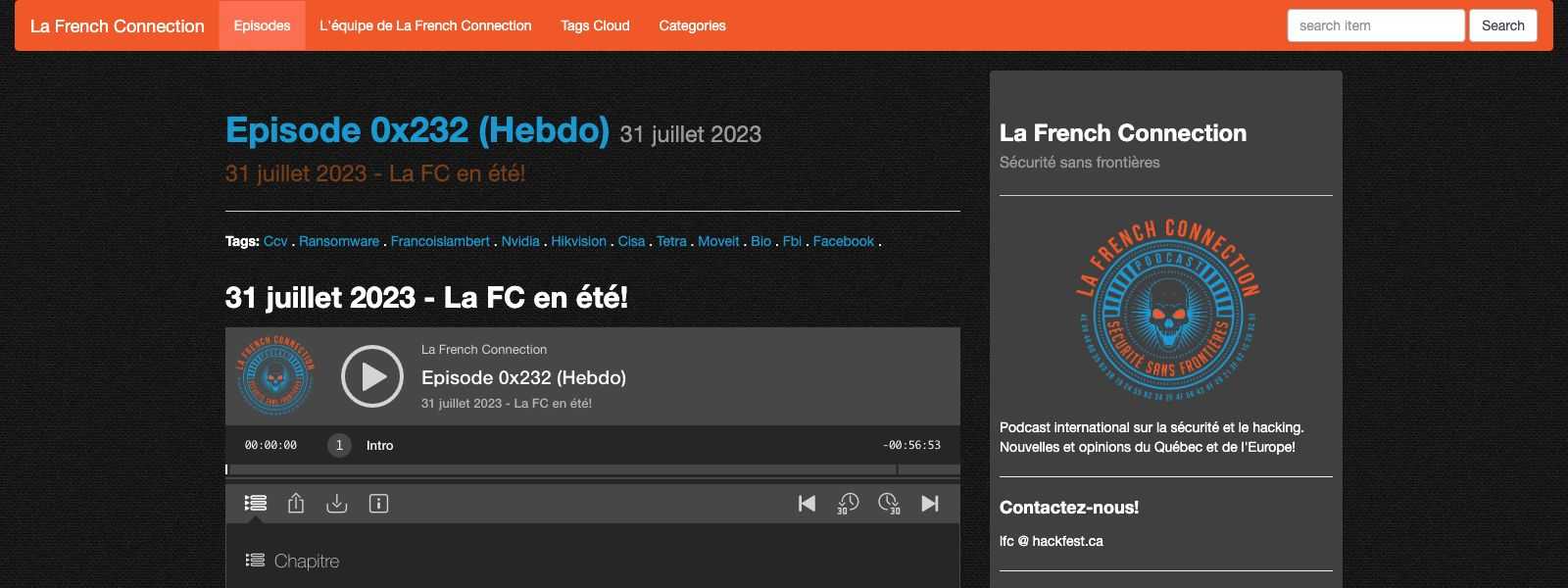 La French Connection - Sécurité sans frontières
