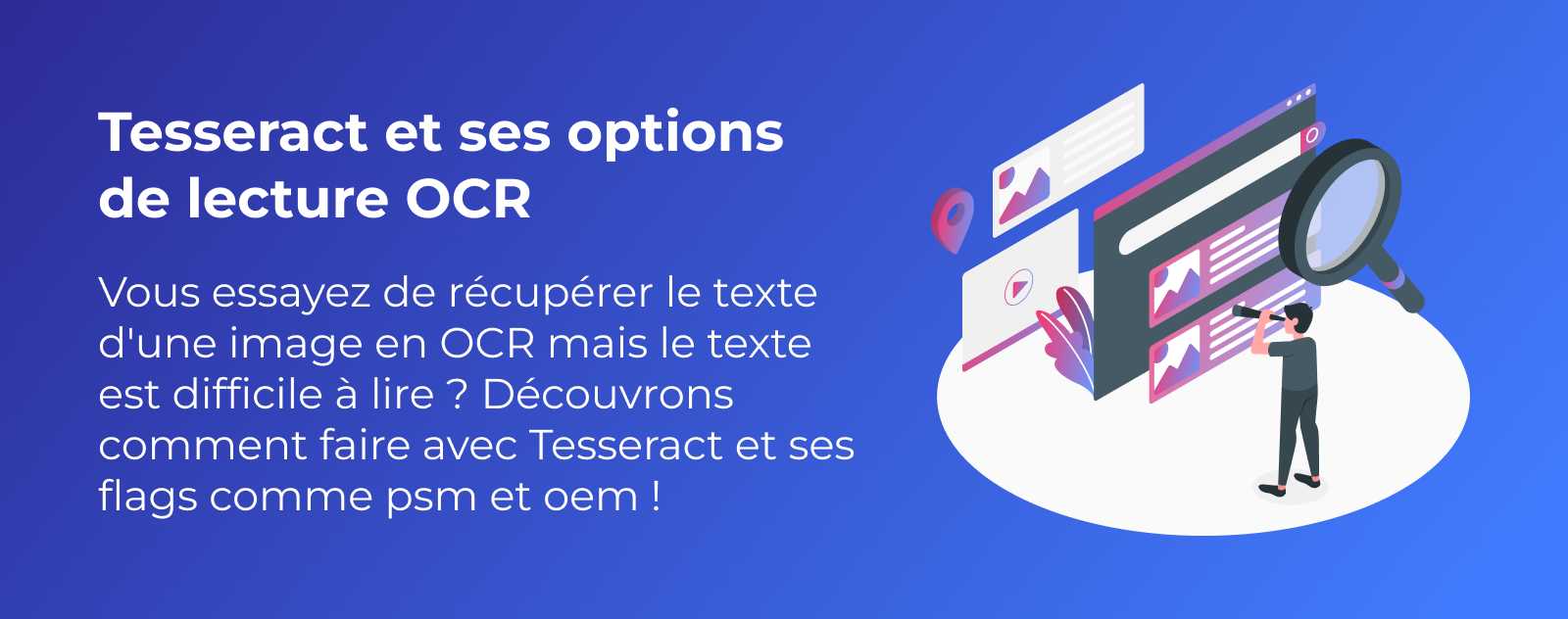 Comment faire de l'OCR avec Tesseract ?