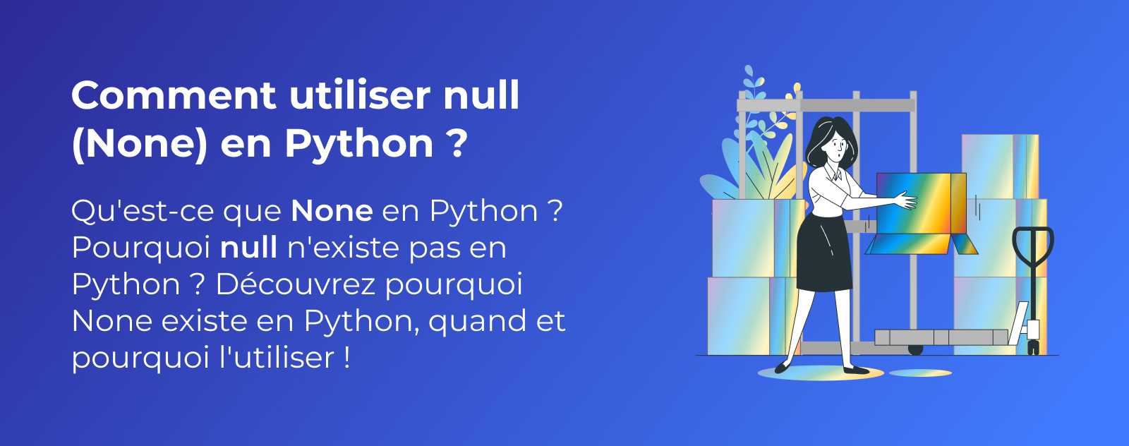 Comment utiliser None, le null version Python ?