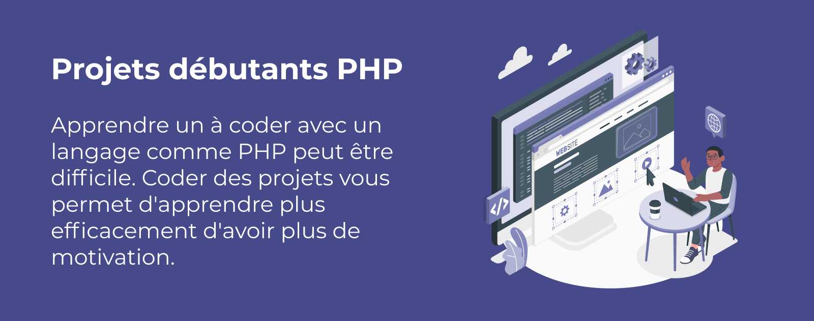 idée développement web projet PHP complet gratuit