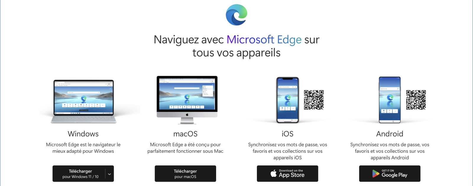 Télécharger le navigateur Microsoft Edge