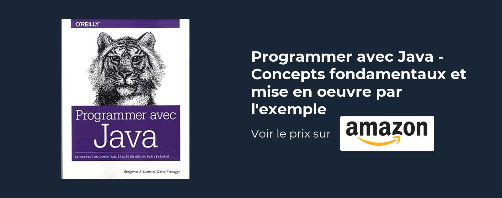 Programmer avec Java - Concepts fondamentaux et mise en oeuvre par l'exemple