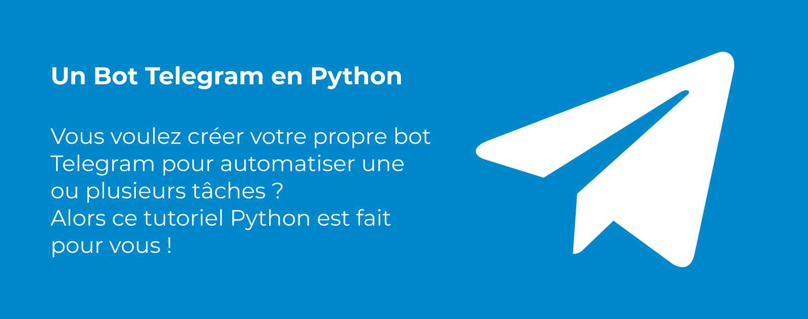 Créer un Bot Telegram en Python