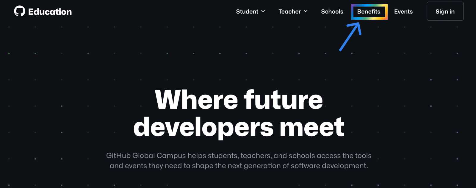 GitHub Education - Copilot Benefits