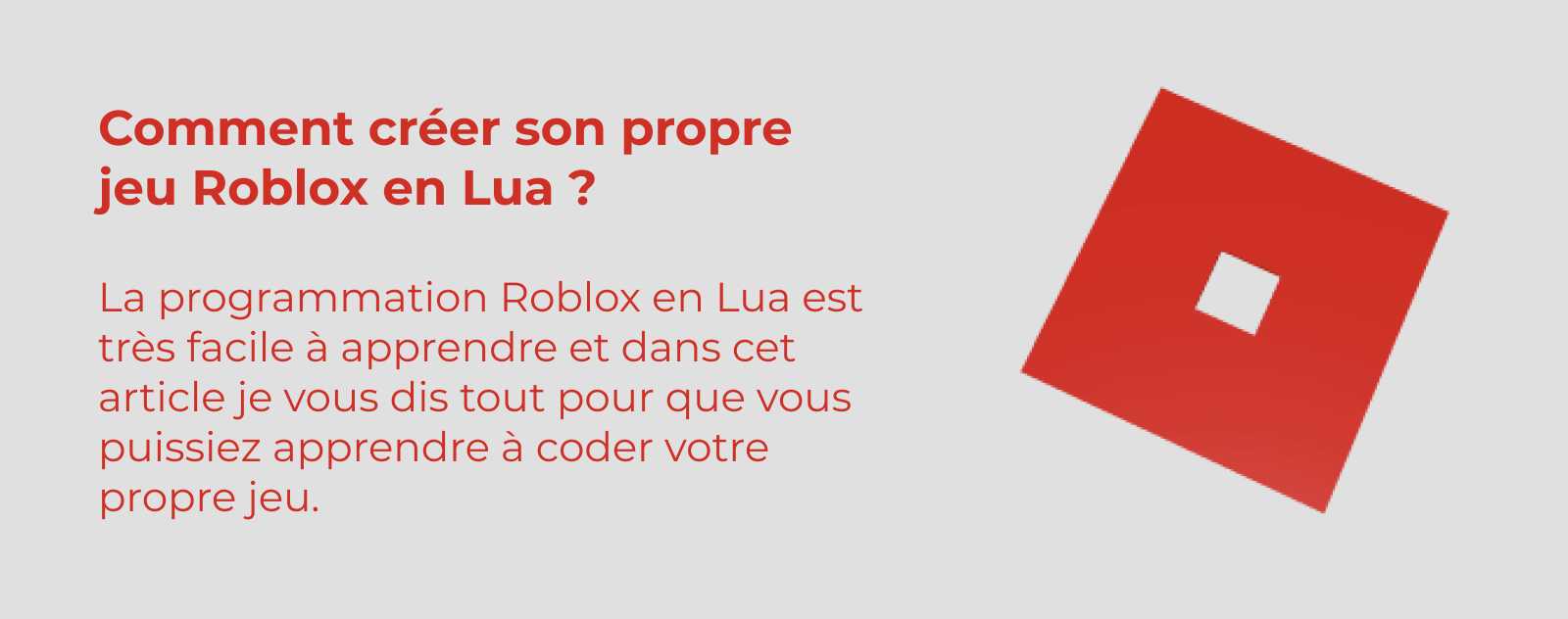 Comment créer son propre jeu Roblox