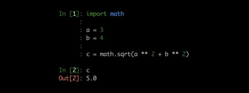 Calcul du Théorème de Pythagore en Python