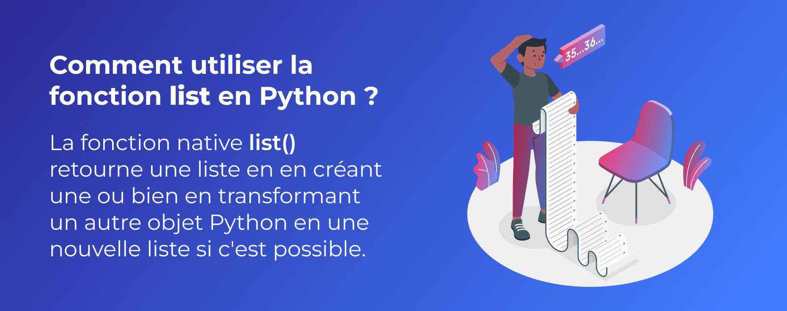 La fonction list en Python