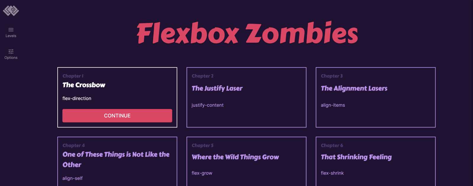 Flexbox zombies jeu pour apprendre le CSS