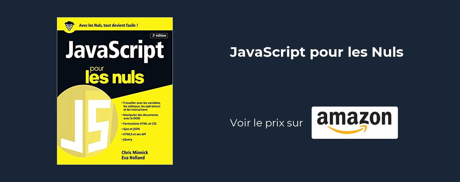 JavaScript pour les Nuls