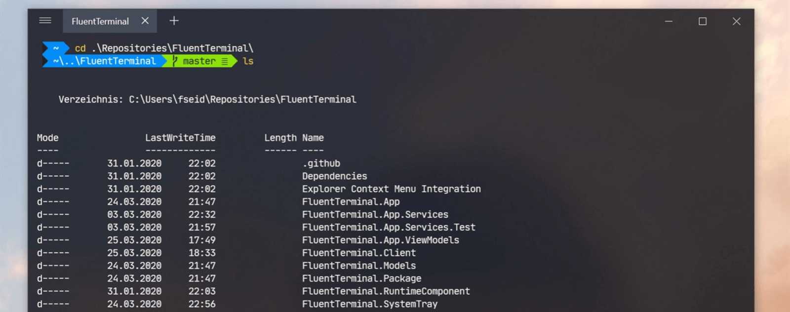 Fluent Terminal