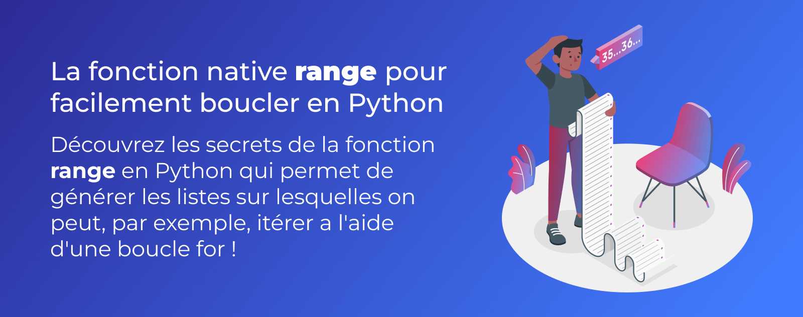 La fonction range en Python