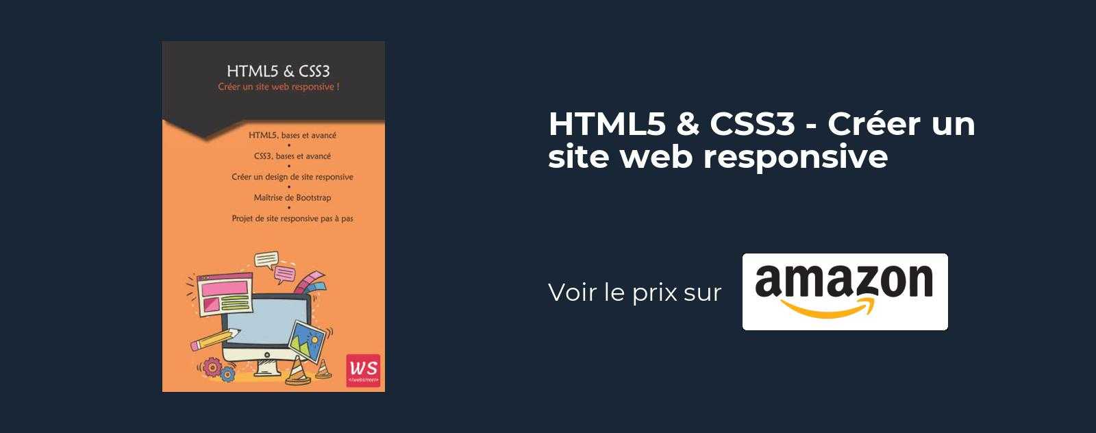 HTML5 & CSS3 - Créer un site web responsive